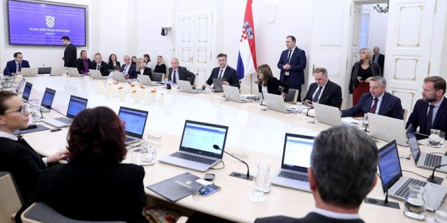 Zagreb: U Banskim dvorima održana je 185. sjednica Vlade RH