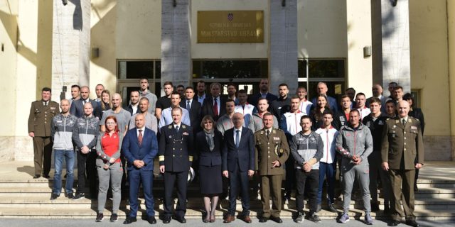 Zagreb: Primanje za vrhunske sportaše, ugovornike pričuvnike Hrvatske vojske
