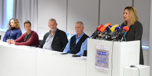 Zagreb: Konferencija sindikata o štrajku u osnovnim i srednjim školama
