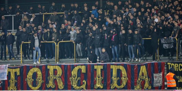 Velika Gorica: Navijači na nogometnoj utakmici HNK Gorica i HNK Hajduk
