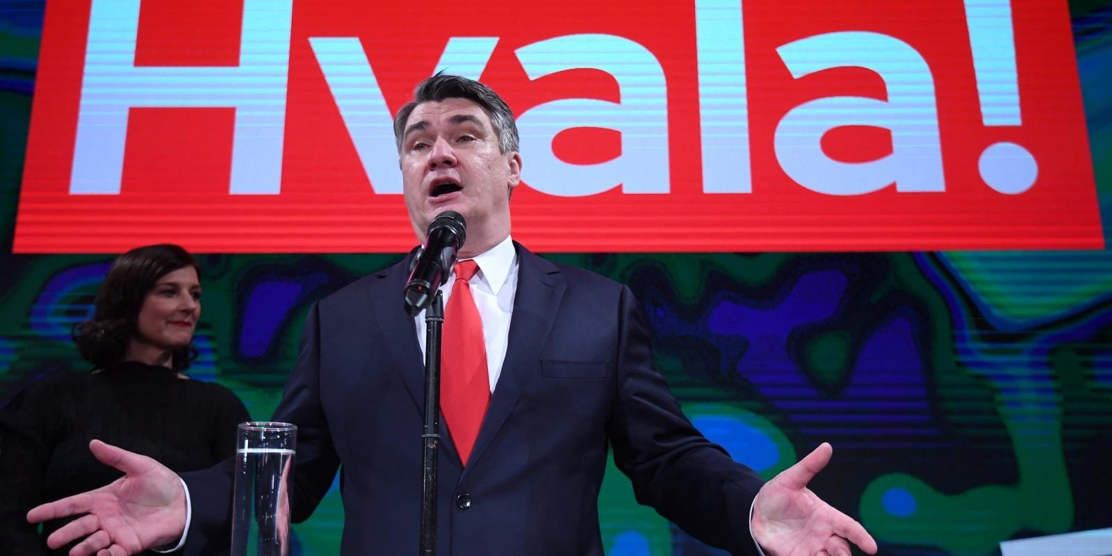 Zagreb: Novi hrvatski predsjednik, Zoran Milanović, održao govor