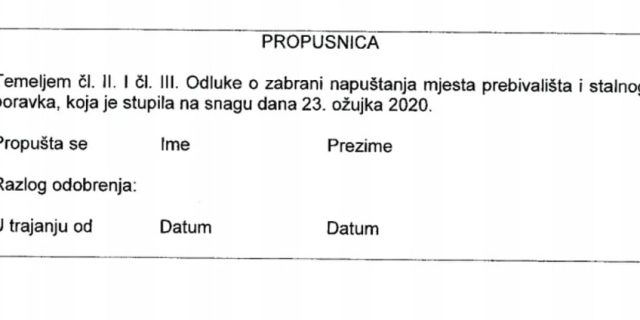 propusnica