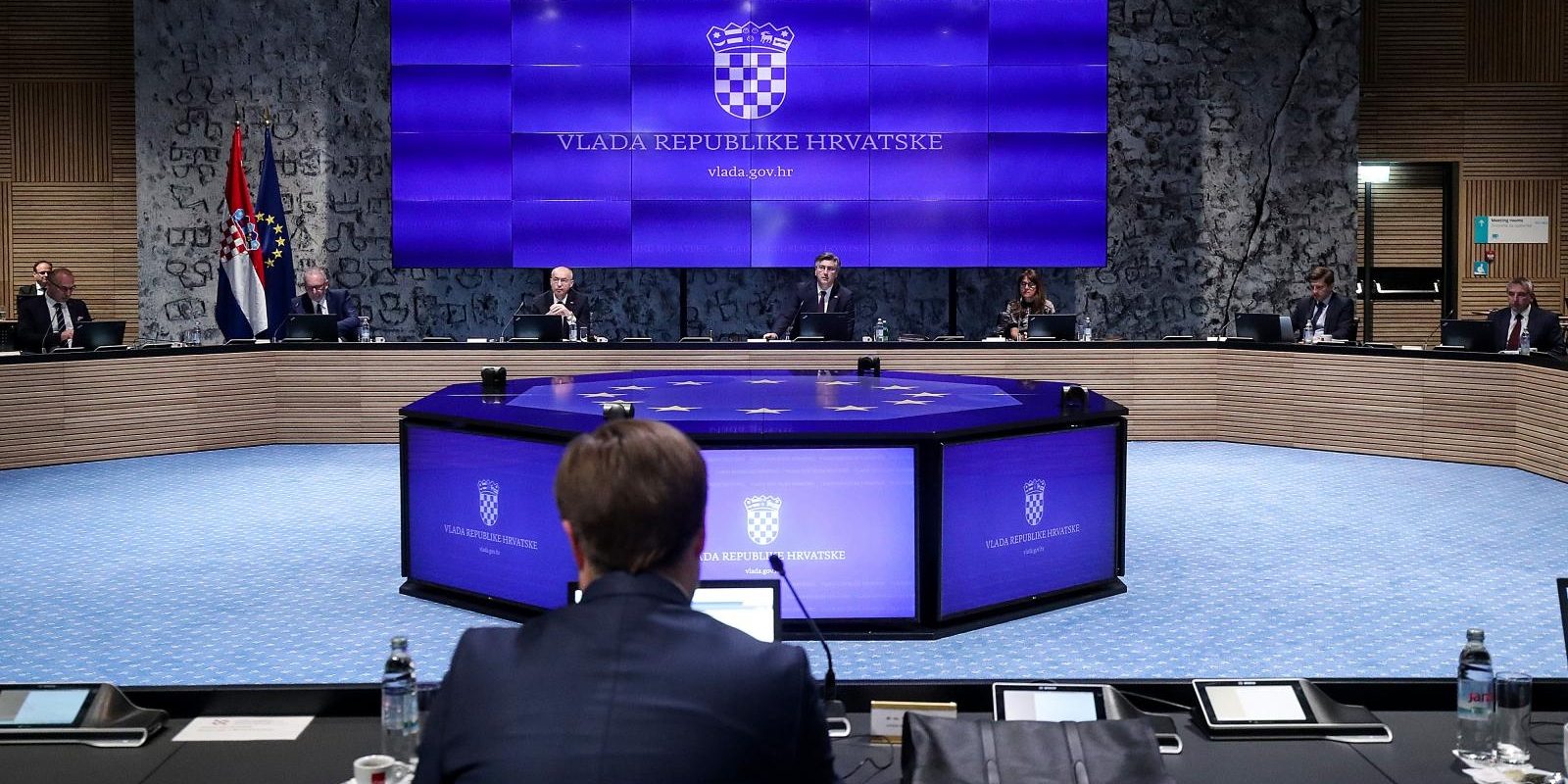 Zagreb: Sjednica Vlade održana je u zgradi Nacionalne i sveučilišne knjižnice