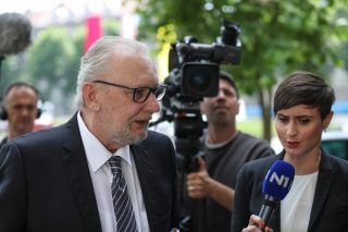 Zagreb: Dolazak članova HDZ-a na sjednicu Predsjedništva stranke