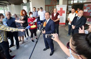 Split: Ministar zdravstva Vili Beroš posjetio Crveni križ