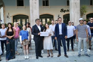 Split: Andrej Plenković družio se s građanima i sportašima na Prokurativama
