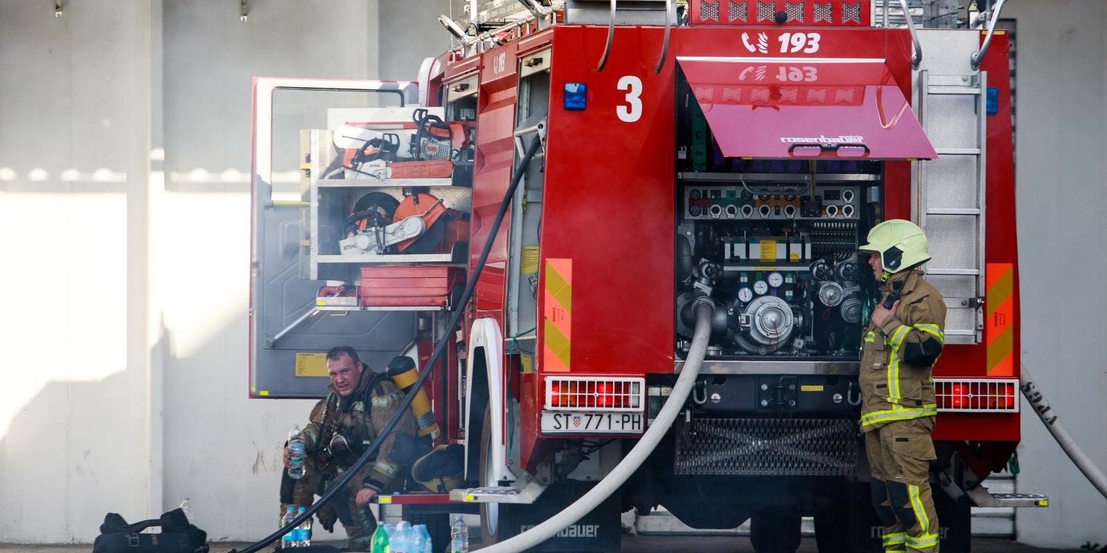 16.09.2019., Split – Veliki pozar na TTTS-u.Photo: Milan Sabic/PIXSELL
