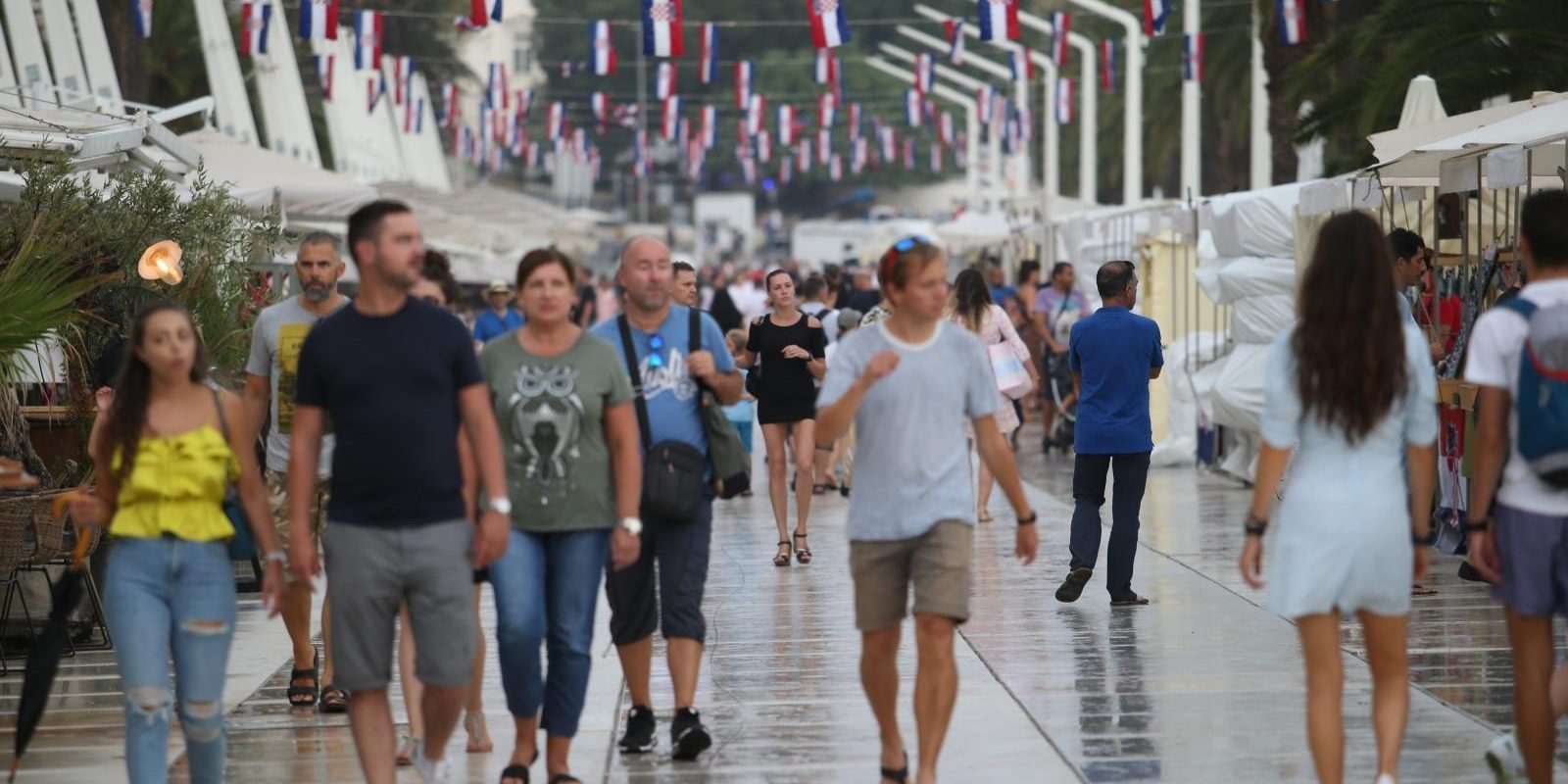 Popodnevna kiša osvježila posjetitelje Splita