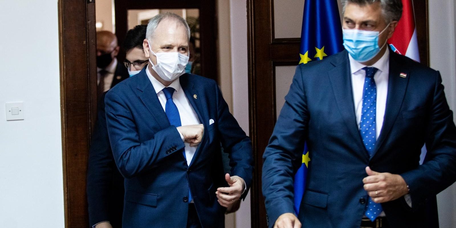 Andrej Plenković u Splitu se sastao s lokalnim čelnicima