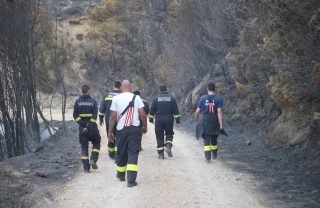 Vatrogasci probdjeli cijelu noć na požarištu kod Lokve Rogoznice