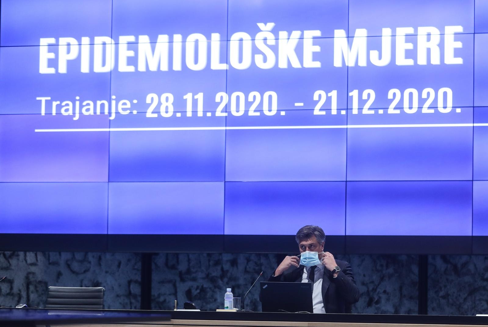 Zagreb: Vlada RH predstavila nove mjere za suzbijanje epidemije koronavirusa