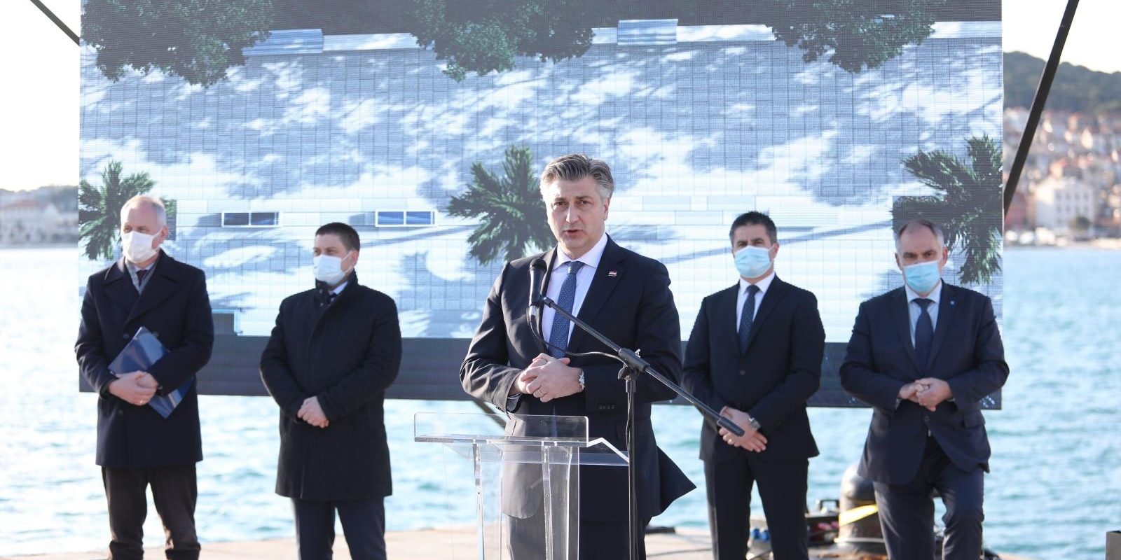 Split: Plenković prisustvovao početku radova na preuređenju istočnog dijela gradske luke