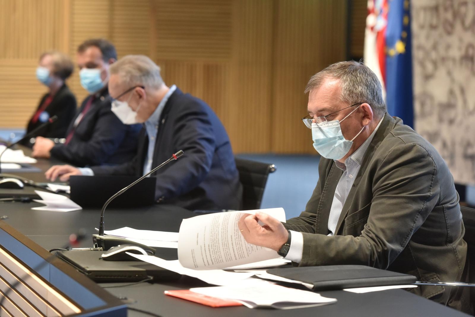 Zagreb: Nacionalni stožer za civilnu zaštitu održao konferenciju za medije