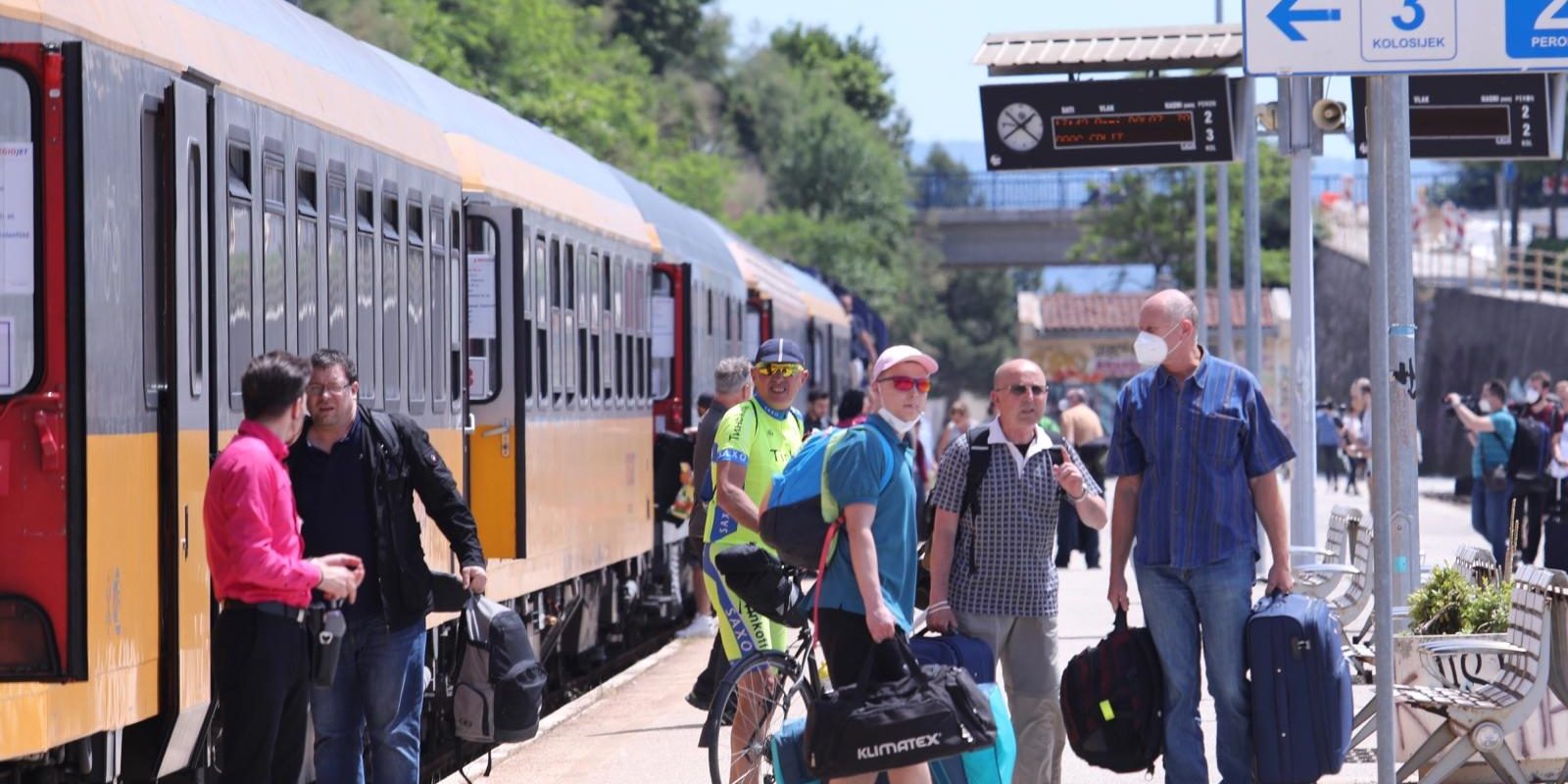 U Split stigao prvi vlak s češkim, slovačkim i mađarskim turistima