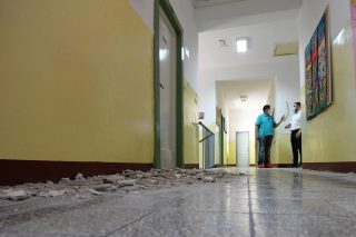 Nakon potresa urušen dio stropa u školi u Vrpolju