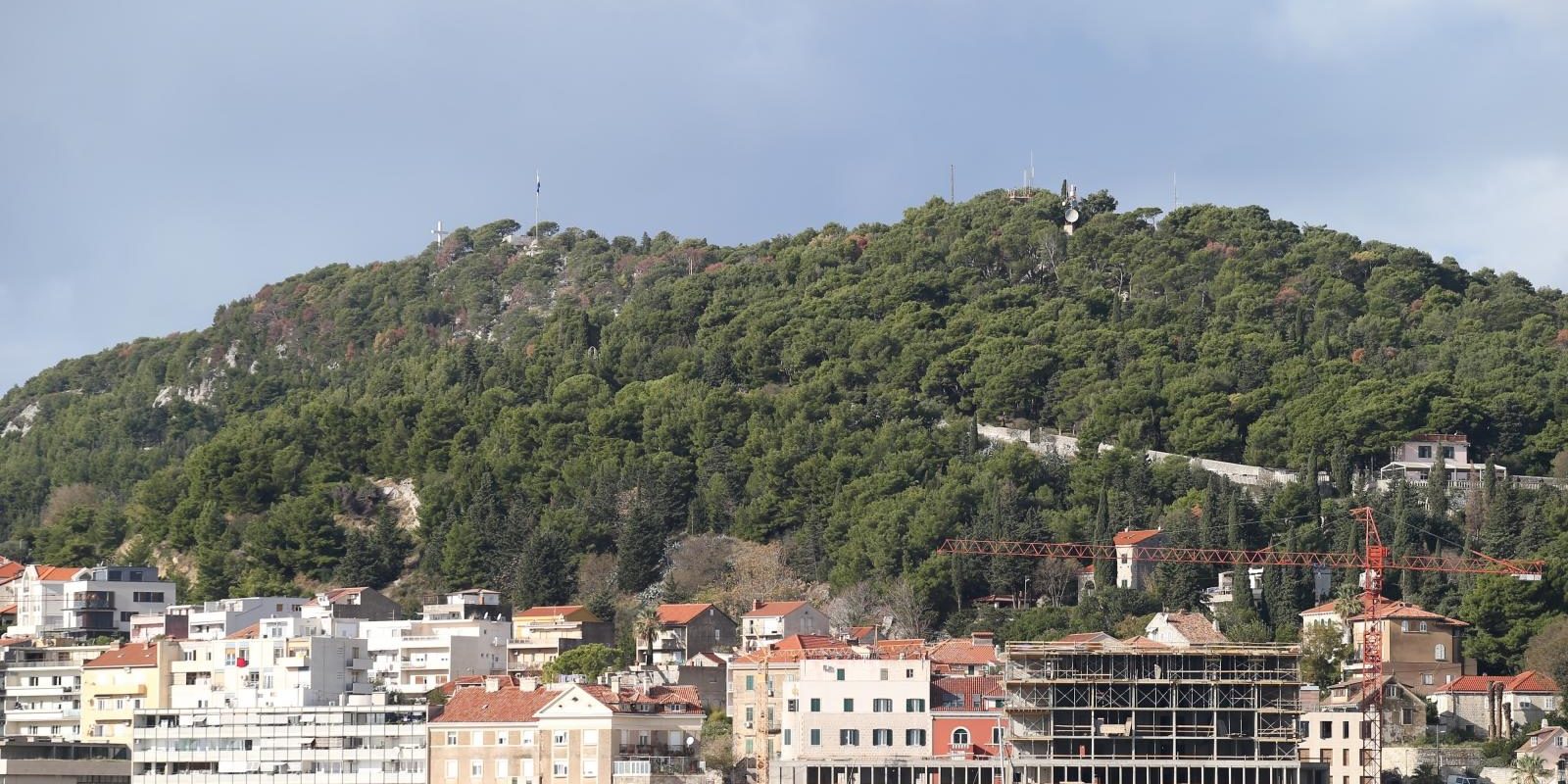 Panorama Splita iz gradske luke