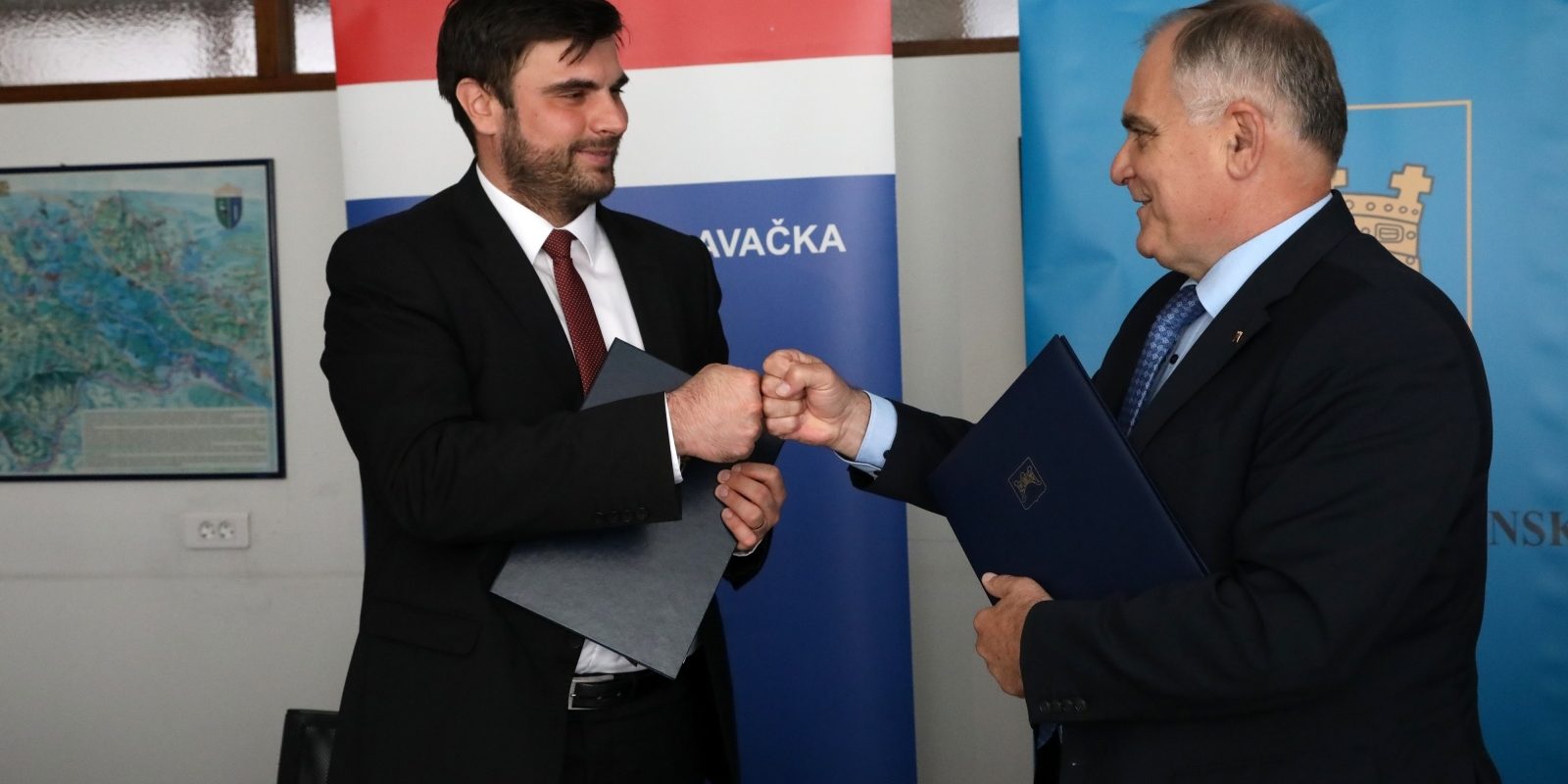 Sisak. Potpisan Ugovor o donaciji splitsko-dalmatinske županije za obnovu škole