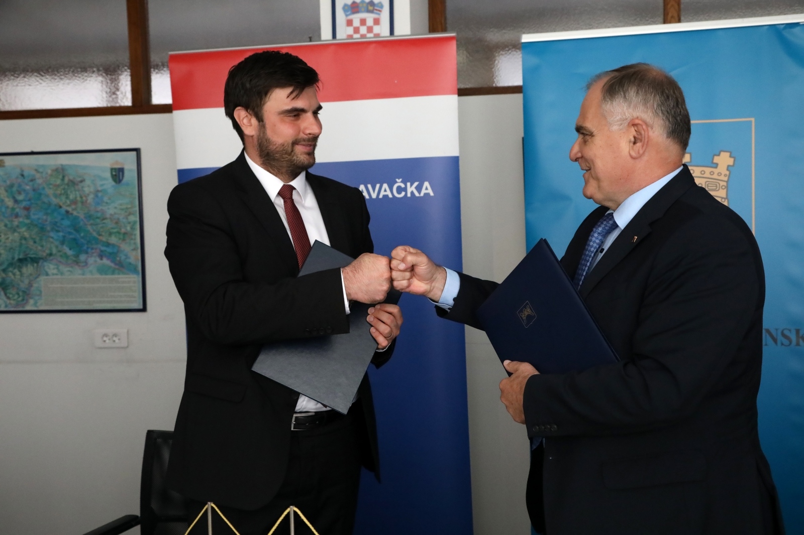 Sisak. Potpisan Ugovor o donaciji splitsko-dalmatinske županije za obnovu škole