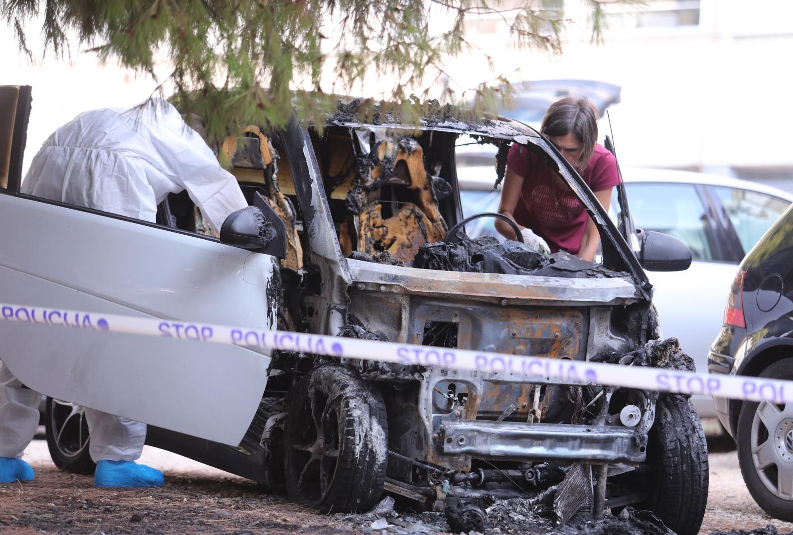 Tijekom noći izgorio automobil u Splitu