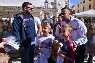 Zadar: Igrači Zadra i Hajduka sudjelovali u humanitarnoj akciji