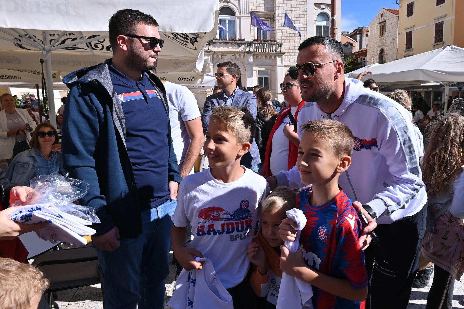 Zadar: Igrači Zadra i Hajduka sudjelovali u humanitarnoj akciji