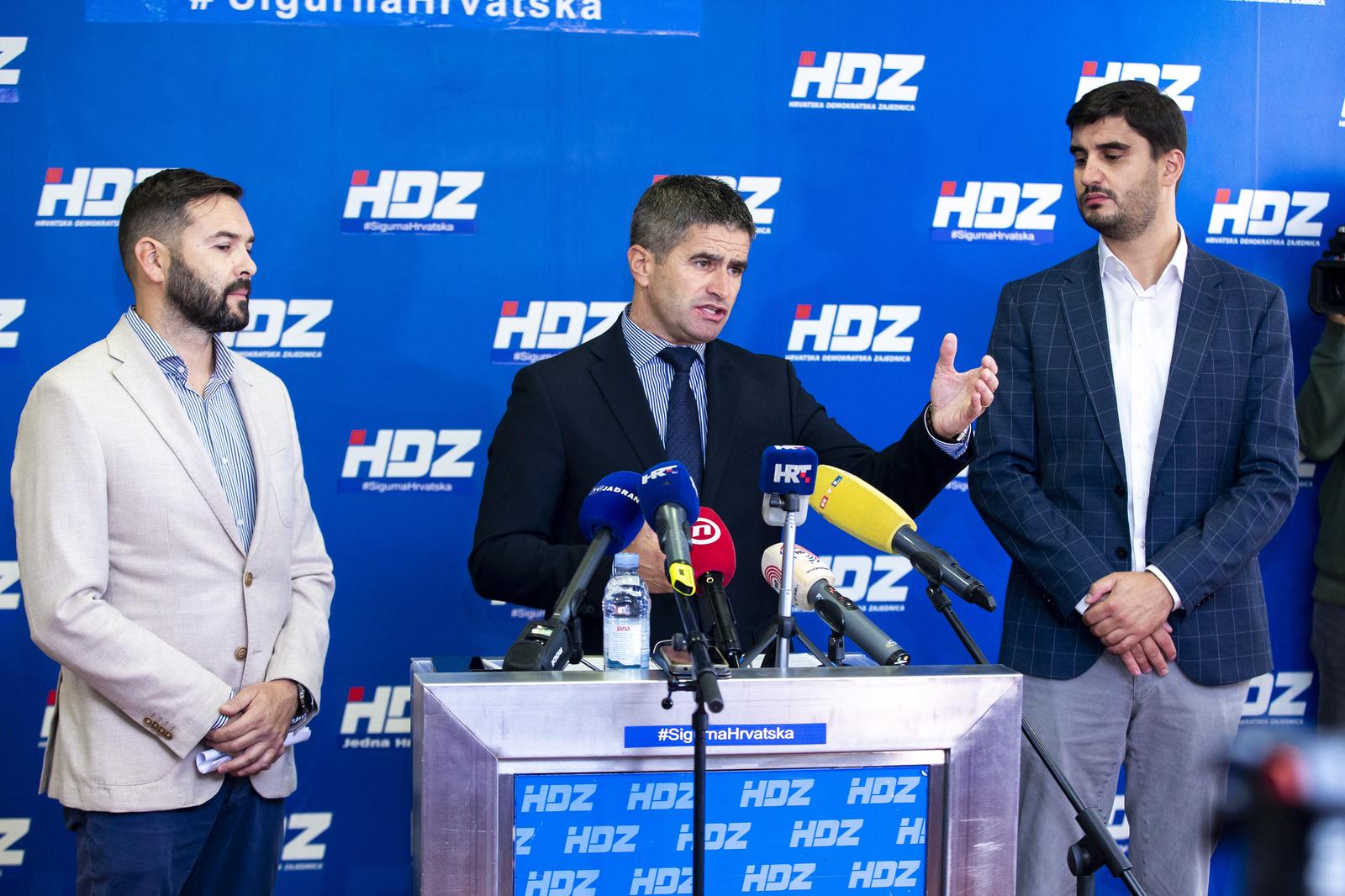 Split: Konferencija za medije HDZ-a