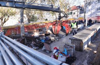 Split: Rušenjem i uklanjanjem betonskih elemenata počeli radovi na uređenju gradske tržnice