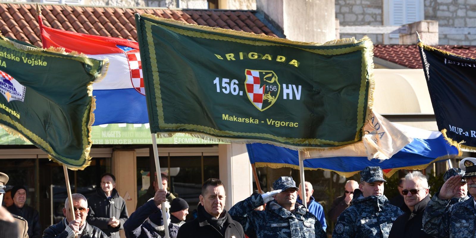 Makarska: Proslava 30. godina ustroja 156. brigade