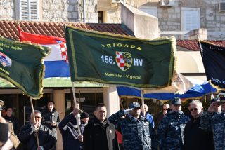 Makarska: Proslava 30. godina ustroja 156. brigade