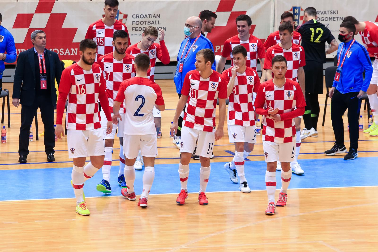 Osijek: Hrvatska futsal reprezentacija protiv Ukrajine za odlazak na EP