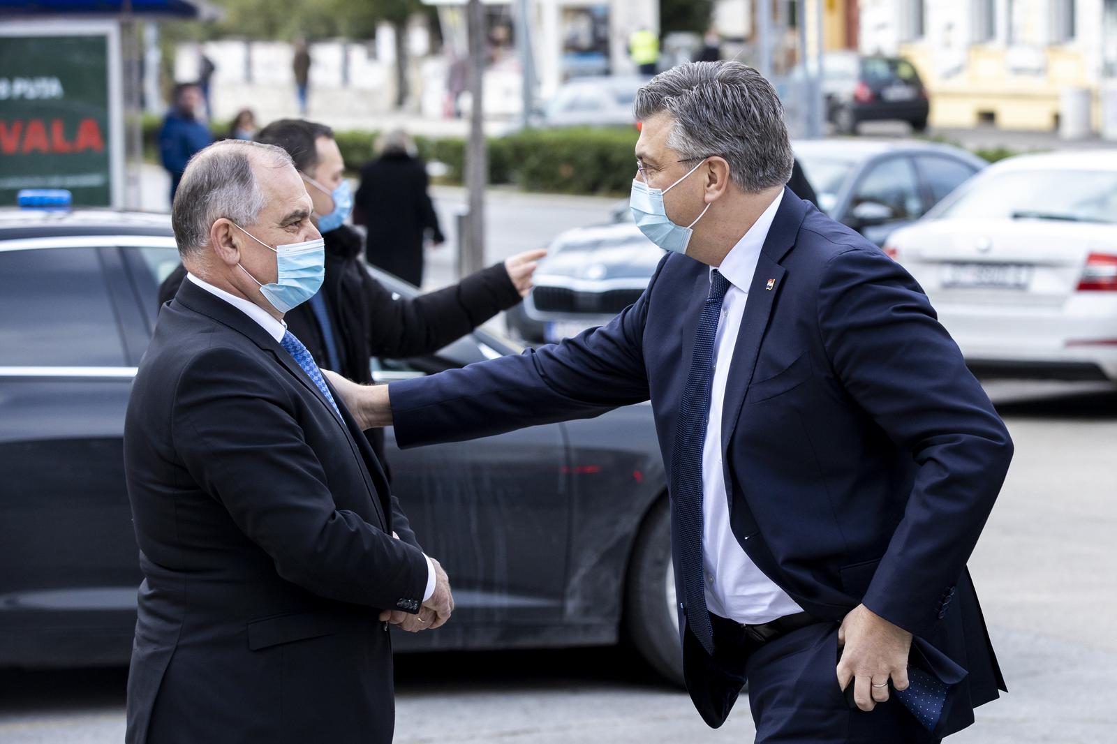 Split: Plenković se sastao sa splitsko-dalmatinskim županom Blaženkom Bobanom