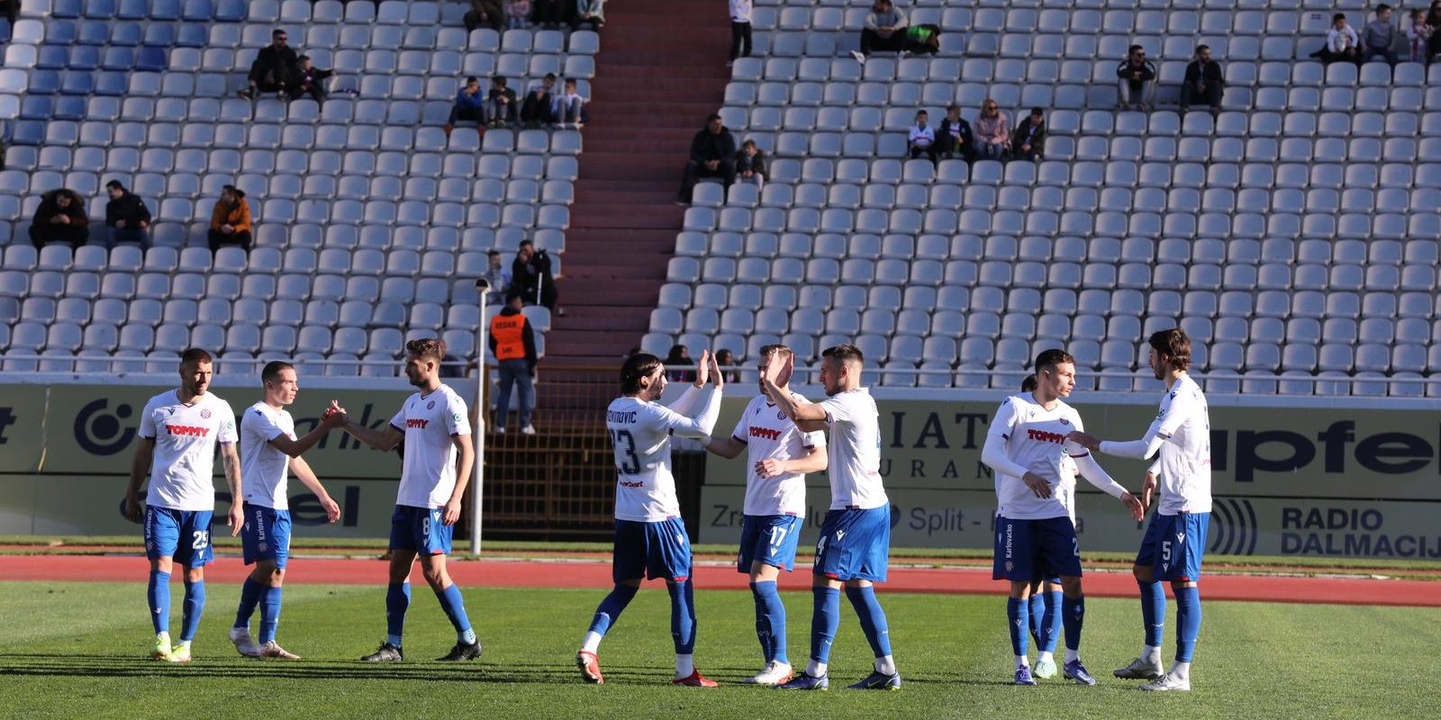 Split: Prijateljska utakmica između Hajduka i Širokog Brijega