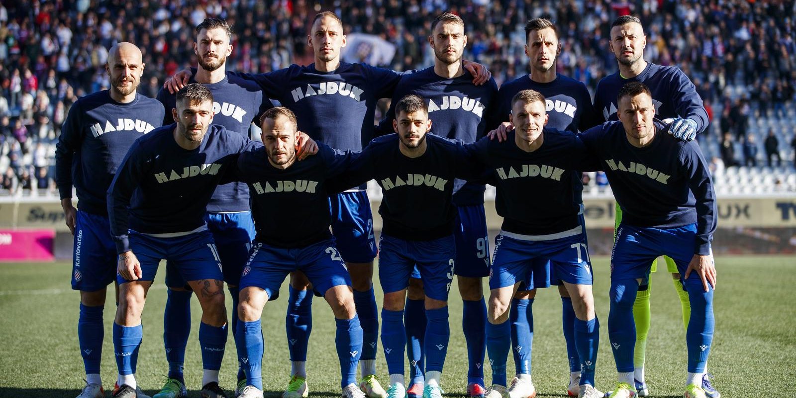 Split: Utakmica Hajduk – Slaven Belupo na dan obilježavanja 111. godina Hajduka