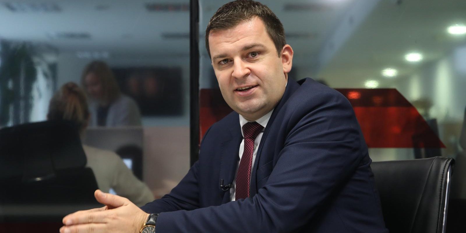 Zagreb: Dario Hrebak, saborski zastupnik HSLS-a i gradonačelnik grada Bjelovara
