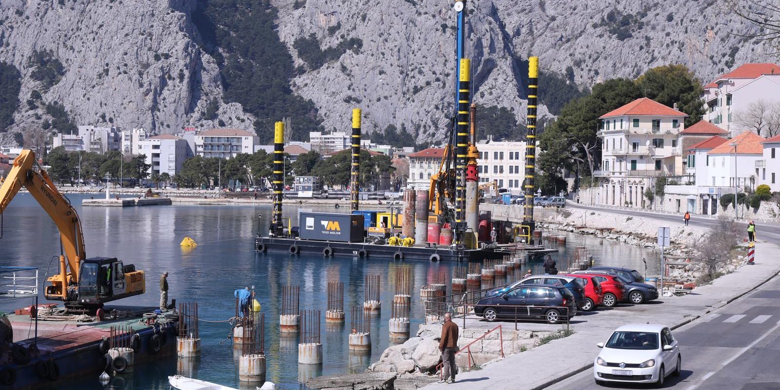 Omiš: Ministar Butković obišao radove na luci