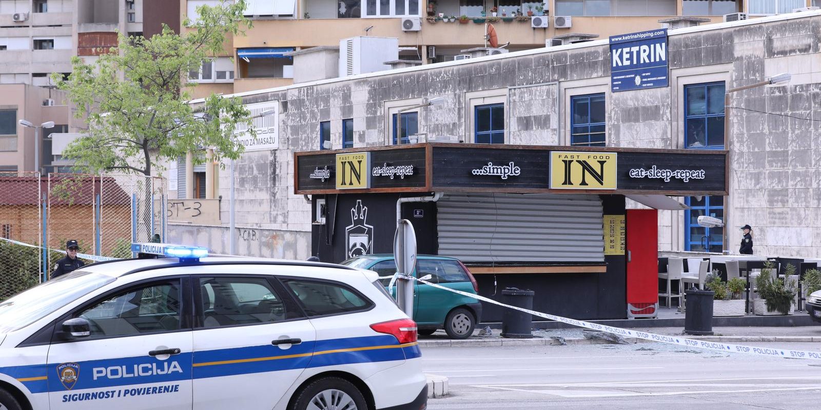 Eksplozija u splitskom fast foodu, utvrđuje se razlog i materijalna šteta
