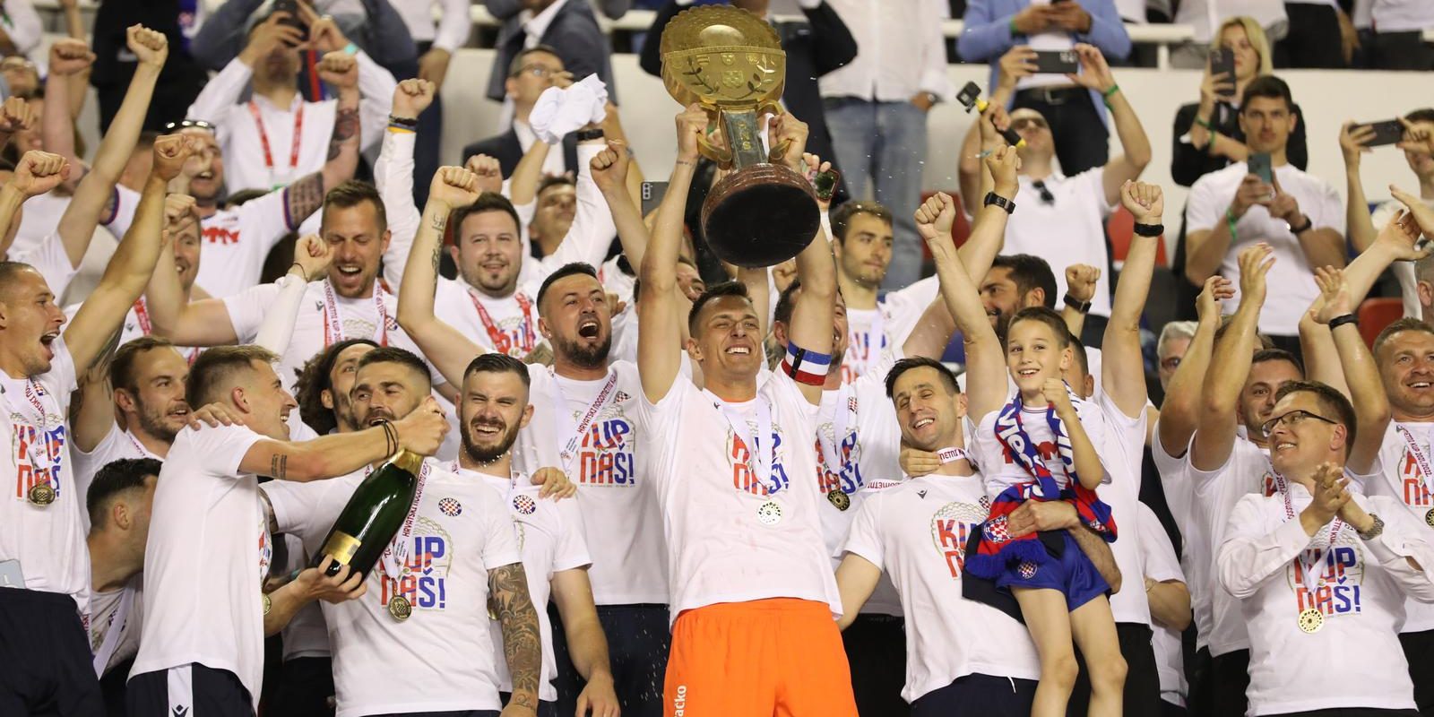 Split: Hajduk je pobjedom protiv Rijeke sa 3-1 osvojio sedmi naslov pobjednika Kupa, prvi nakon 2013. godine