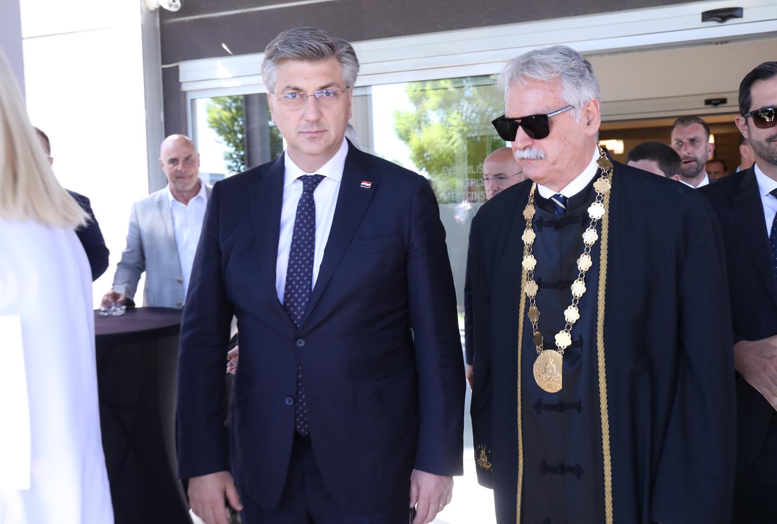 Andrej Plenković sudjelovao na svečanosti obilježavanja Dana Sveučilišta u Splitu
