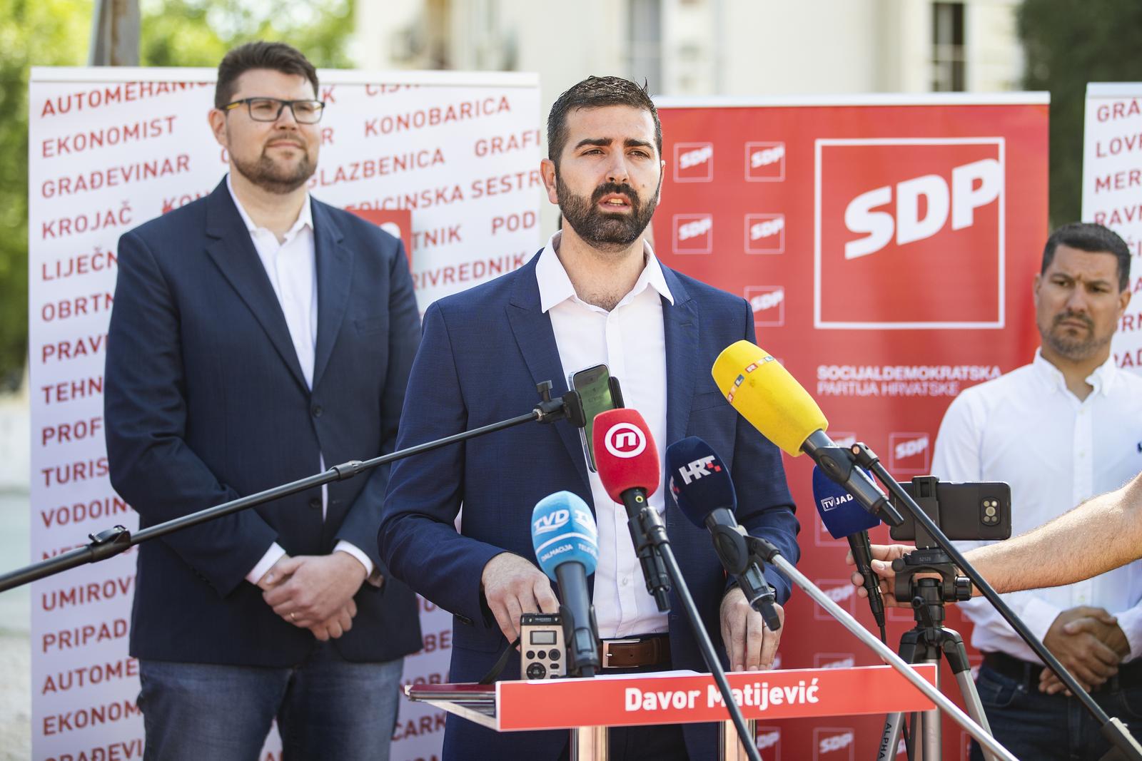 Predstavljen Davor Matijević kao kandidat SDP-a za gradonačelnika Splita