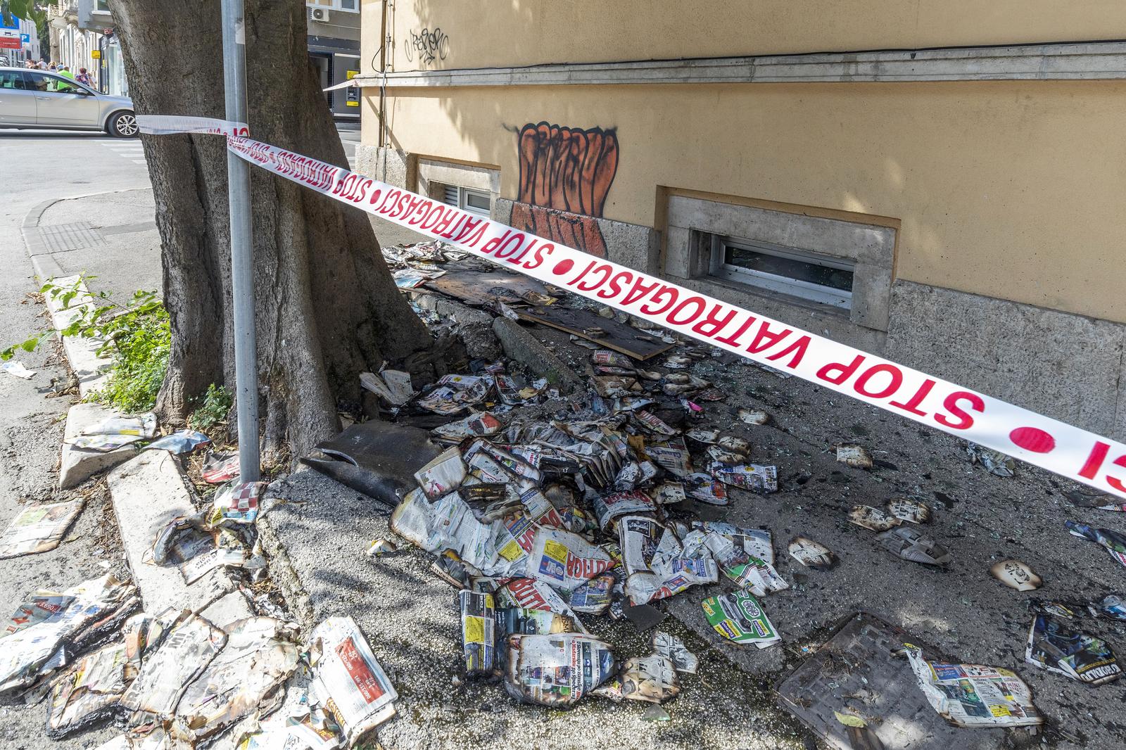 Buknuo požar u pulskoj knjižnici zbog kvara na elektroinstalacijama