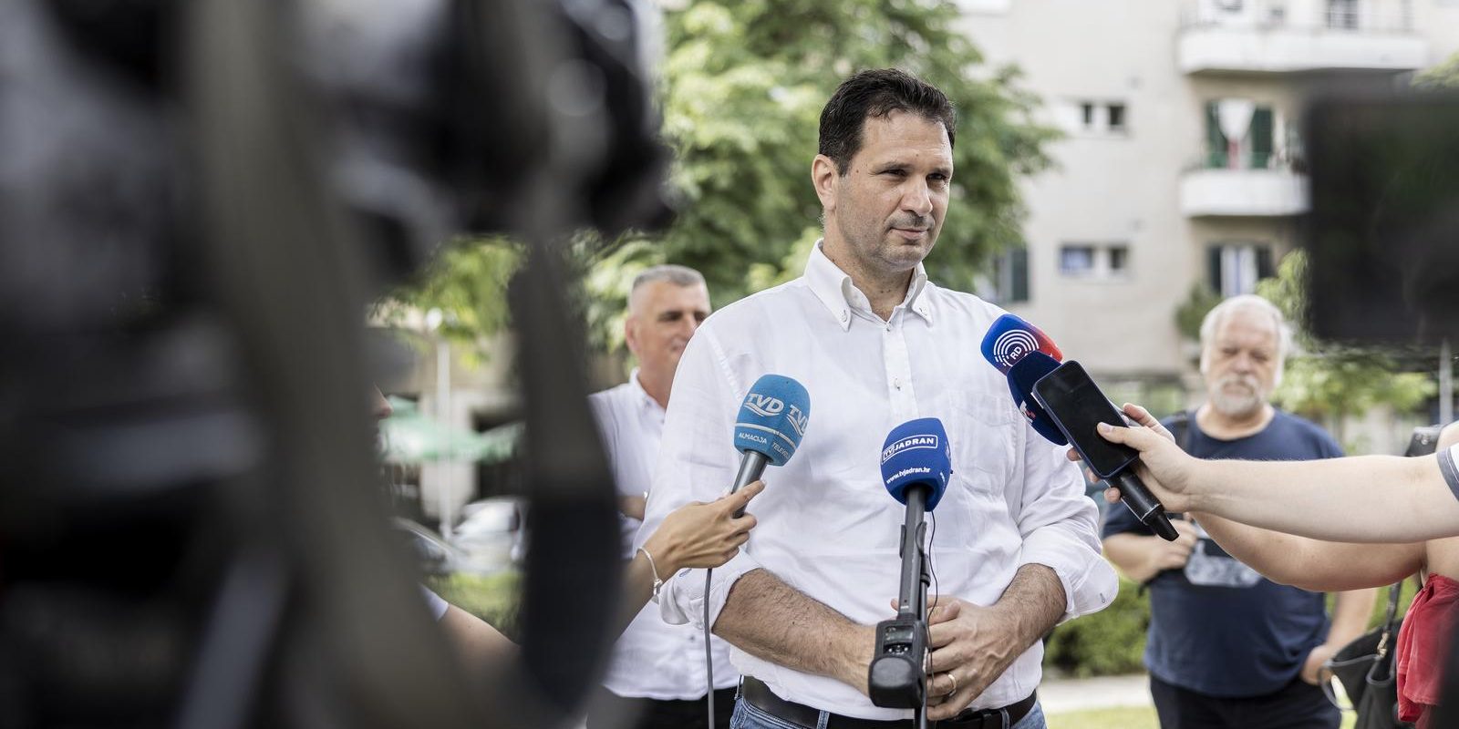 Konferencija kandidata Mosta za gradonačelnika Splita Josipa Markotića