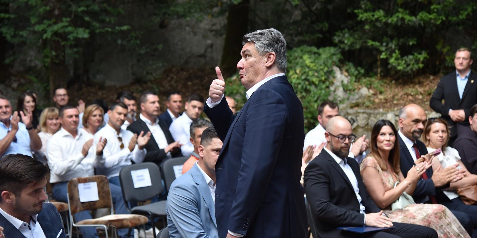Predsjednik Zoran Milanović na svečanoj sjednici grada Vrgorca