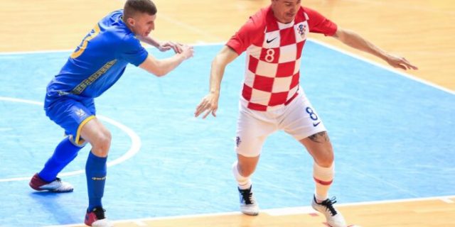 Osijek: Hrvatska futsal reprezentacija protiv Ukrajine za odlazak na EP