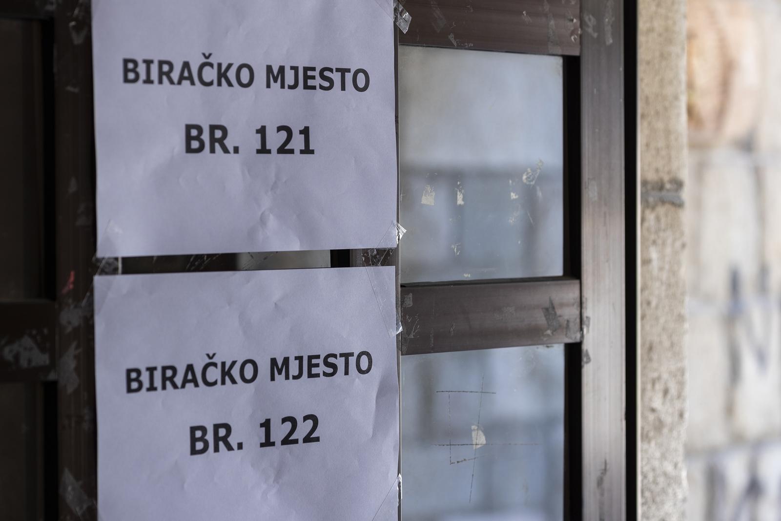 Split: Slab odaziv birača u jutarnjim satima