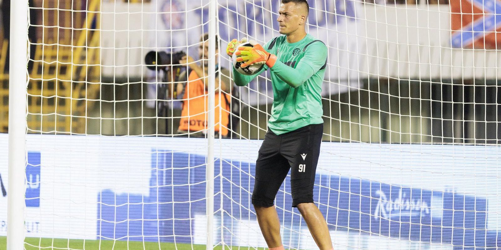 Split: Zagrijavanje igrača prije početka utakmice HNK Hajduk – Vitoria SC