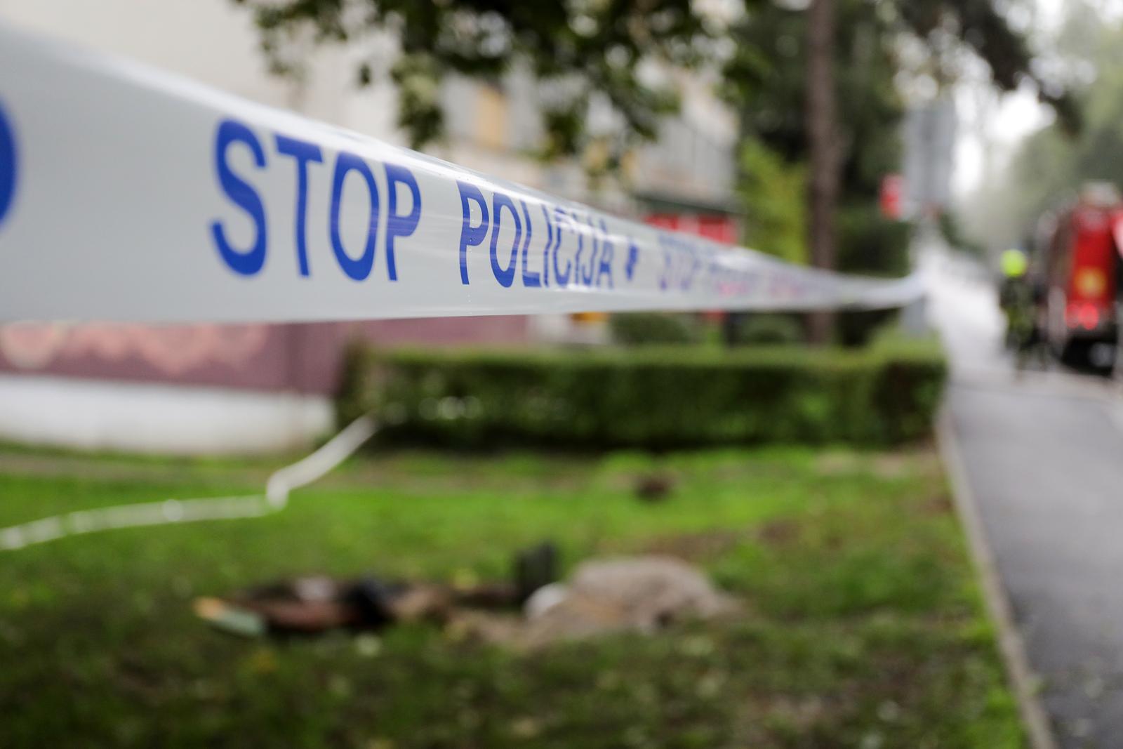 Zagreb: Policijski očevid nakon požara u Trnskom, jedna osoba smrtno stradala