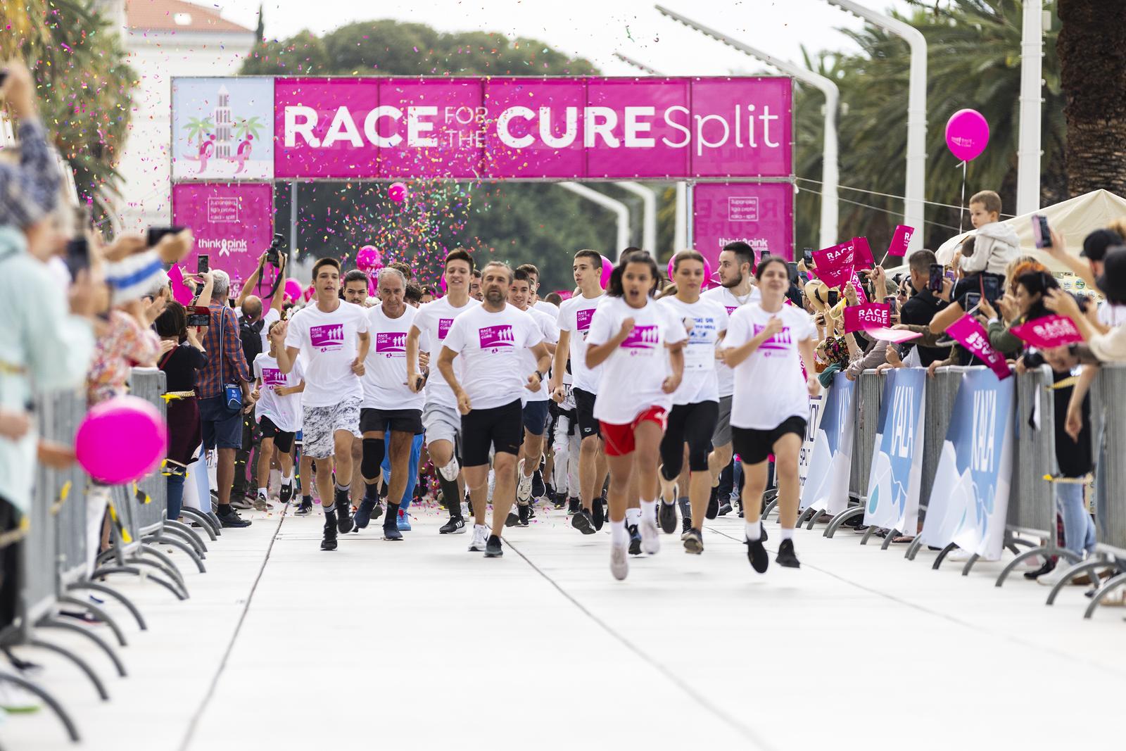 Na splitskoj rivi startala utrka ‘Race for the Cure’