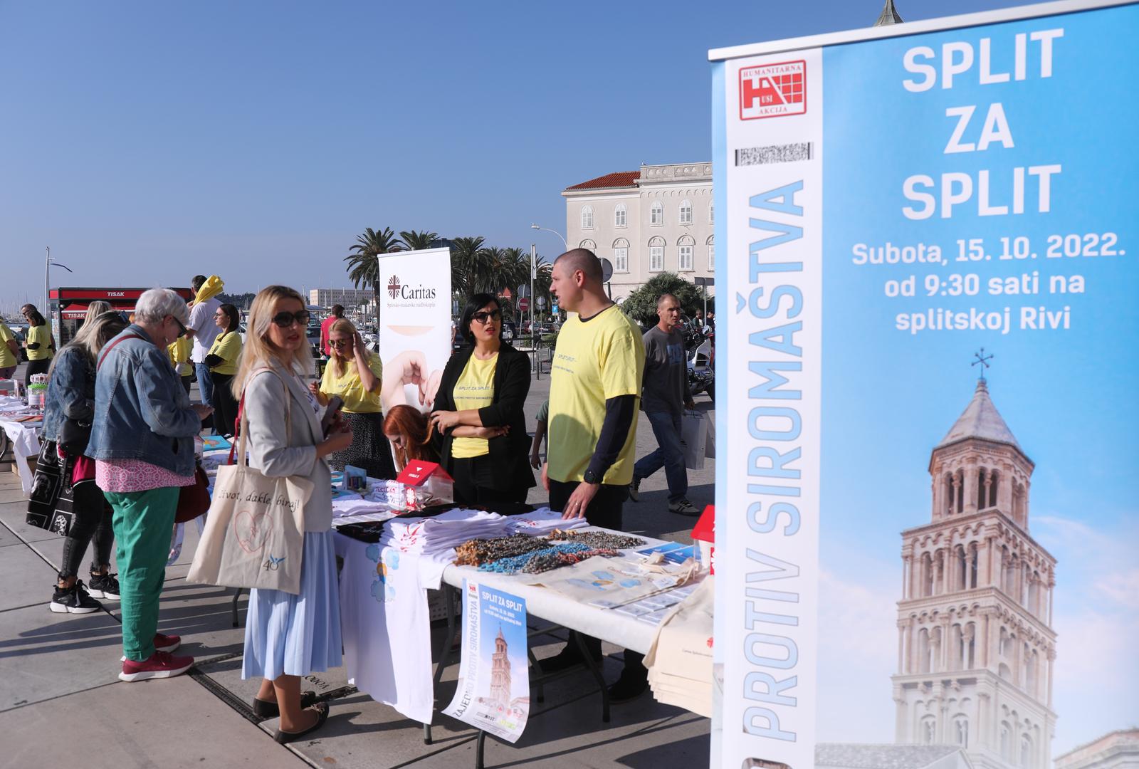 Split: Humanitarna akcija povodom Međunarodnog dana borbe protiv siromaštva