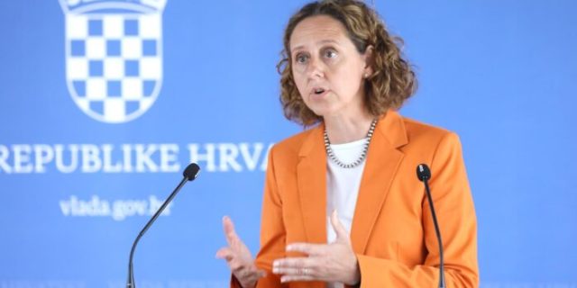 Zagreb: Ministrica Nina Obuljen Koržinek održala konferenciju za medije
