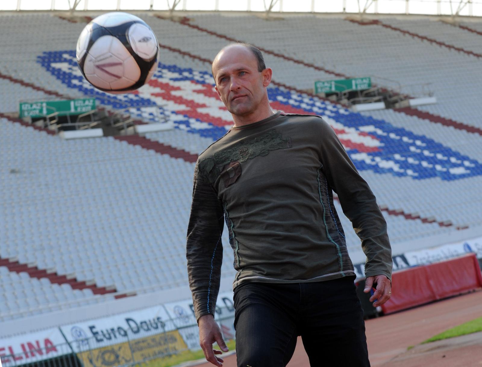 Split: Drago ?eli?, bivi nogometa Hajduka, tehnicira na Poljudu